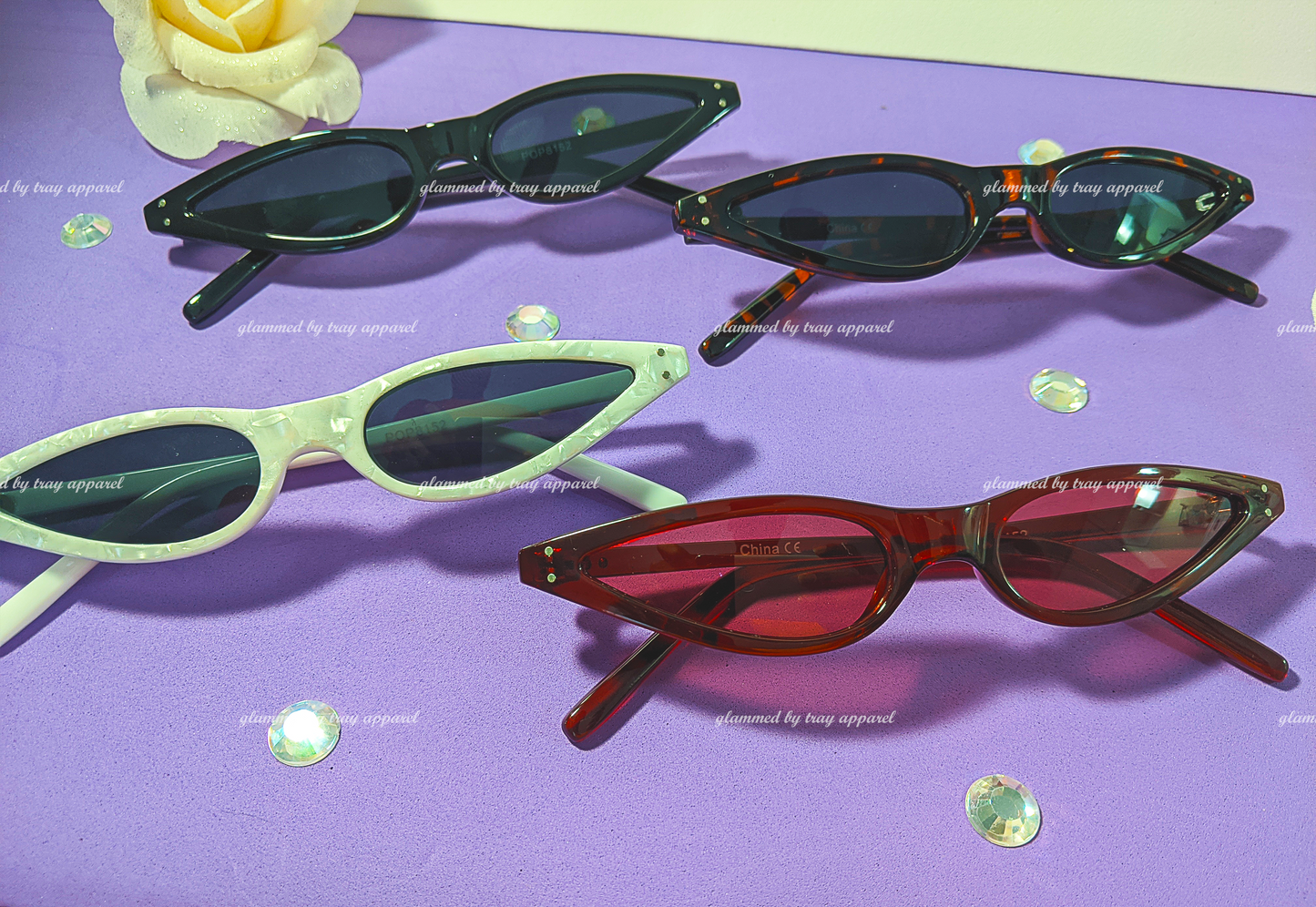 Retro Pop Glasses - Glammed By Tray Apparel